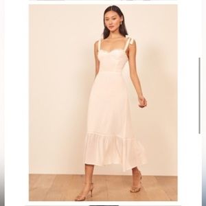 Reformation white dress